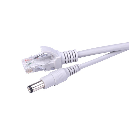 CCTV RJ45 Cable Ethernet Surveillance Camera DC Power Cat5 Internet Network LAN Cord POE IP Camera Wifi Connection