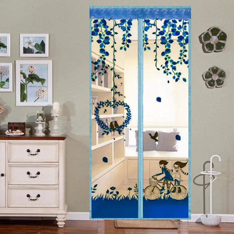 Hands-free Magnetic Mosquito net door screen mesh Automatic Closing Anti Mosquito Insect Fly Bug door curtain net Custom Size