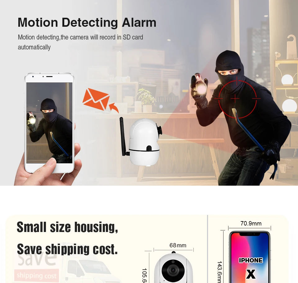 INQMEGA 1080P Cloud Wireless IP Camera Intelligent Auto Tracking Of Human Home Security Surveillance CCTV Network Mini Wifi Cam