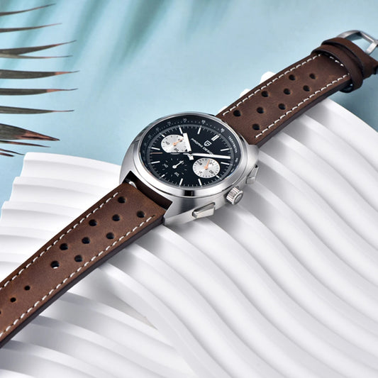 PAGANI DESIGN Men's Watch 2025 New Chronograph Luxury Quartz Watches For Man Gifts BOX Top Sapphire Mirror Sports Wristwatches