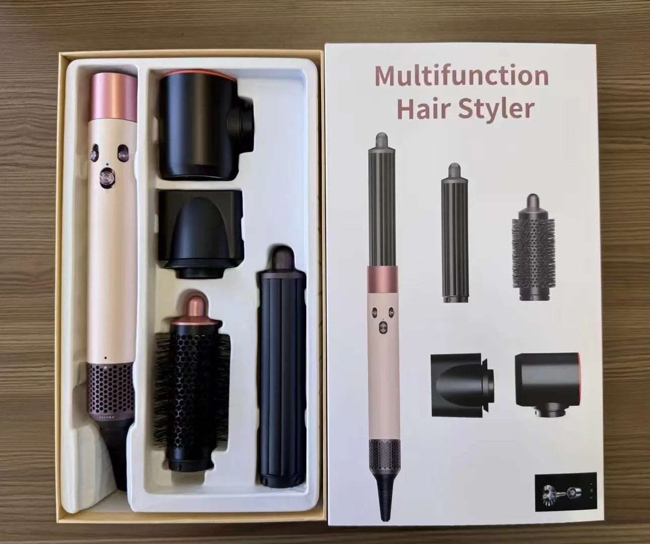 7 in1 Multi Hair Styler Curling Iron ProfessionalStraightener BarrelBrush DryerHotcomb Salon Tool Fast Heating for HomeUsecurler
