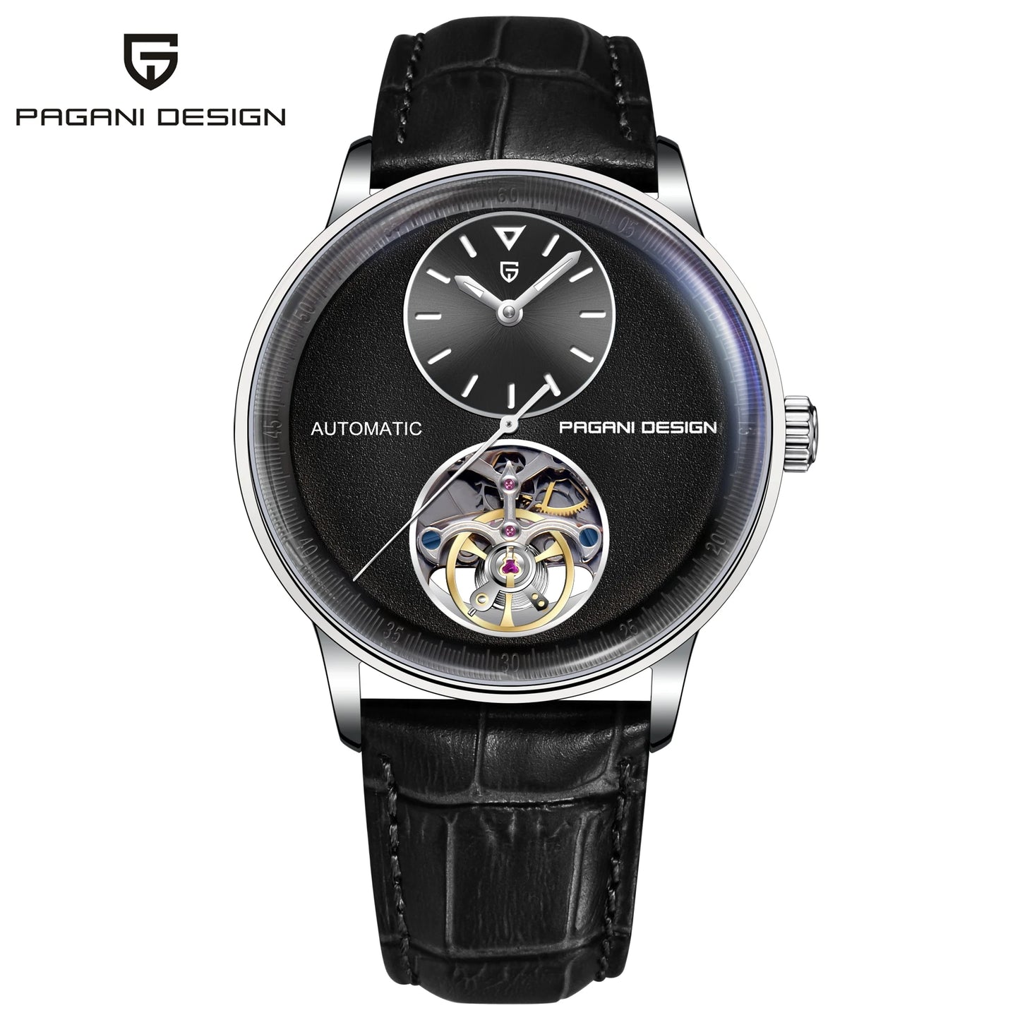 Pagani Design 2025 New PD1796 Fashion Men's Automatic Mechanical Watch Sapphire Stainless Steel Waterproof Reloj Hombre