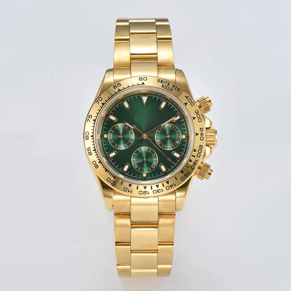 Men's luxury watches VK63 watch Sports Quartz Watch Sapphire multifunctional Mechanical timing watch for vk63 Movement