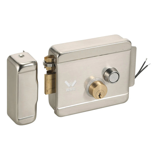 WAFU Smart Electric Gate Door Lock Secure Electric Metallic Lock Electronic Door Lock Door Access Control for Home Office