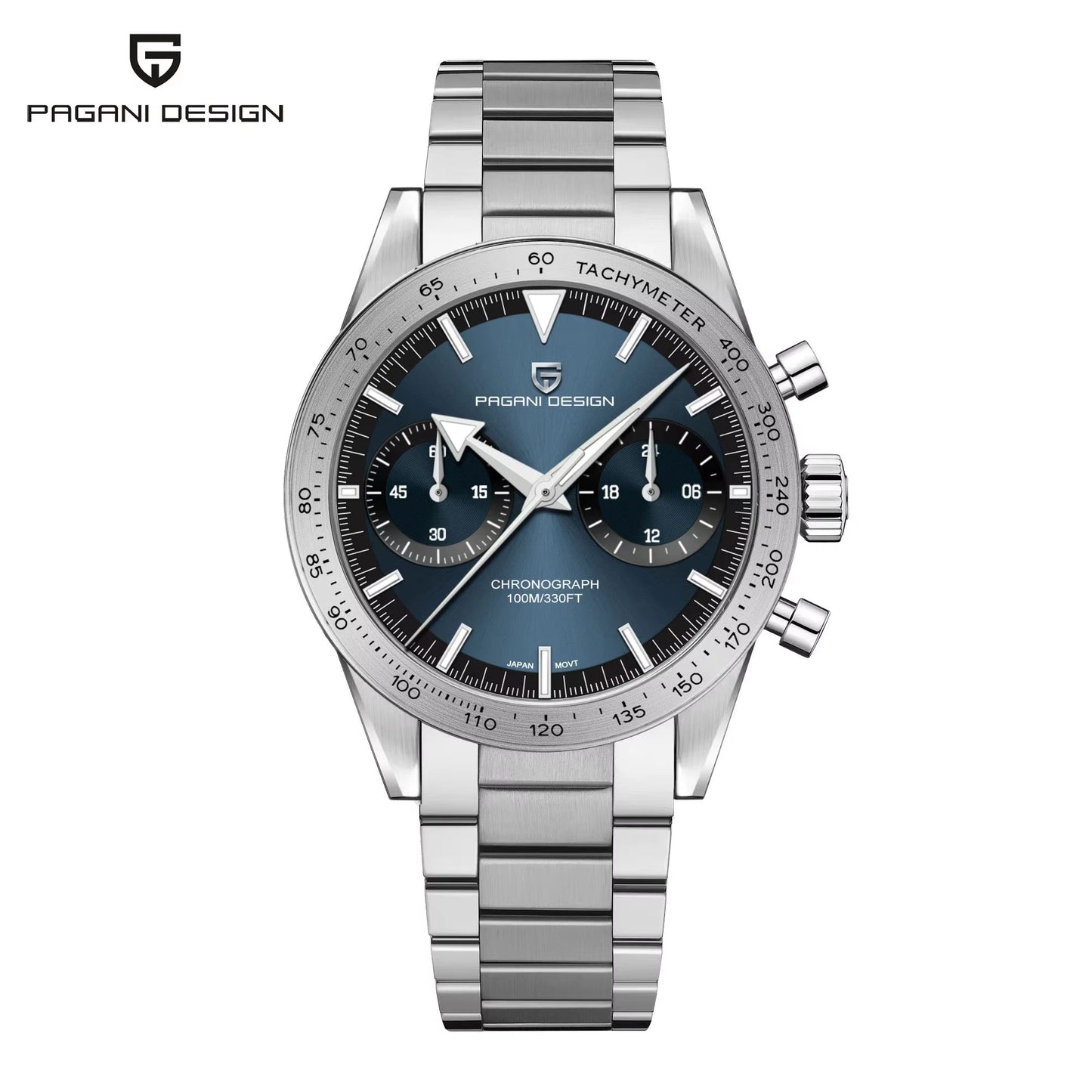 PAGANI DESIGN New Fashion Moon Men's Watches Luxury Quartz Watch For Men Sport VK64 AR Sapphire glass 2026 Retro Chronograph