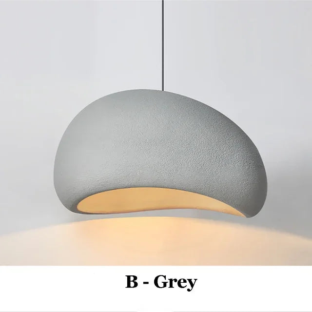Nordic Wabi Sabi Pendant Light Modern LED Ceiling Chandelier Light for Living Room Dining Bedroom Bar Home Decor Hanghing Lamp