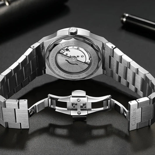 CADISEN Diver Watch Retro Luxury Sapphire MIYOTA 8215 German Designer Men Automatic Mechanical Watches 10Bar Waterproof Luminous