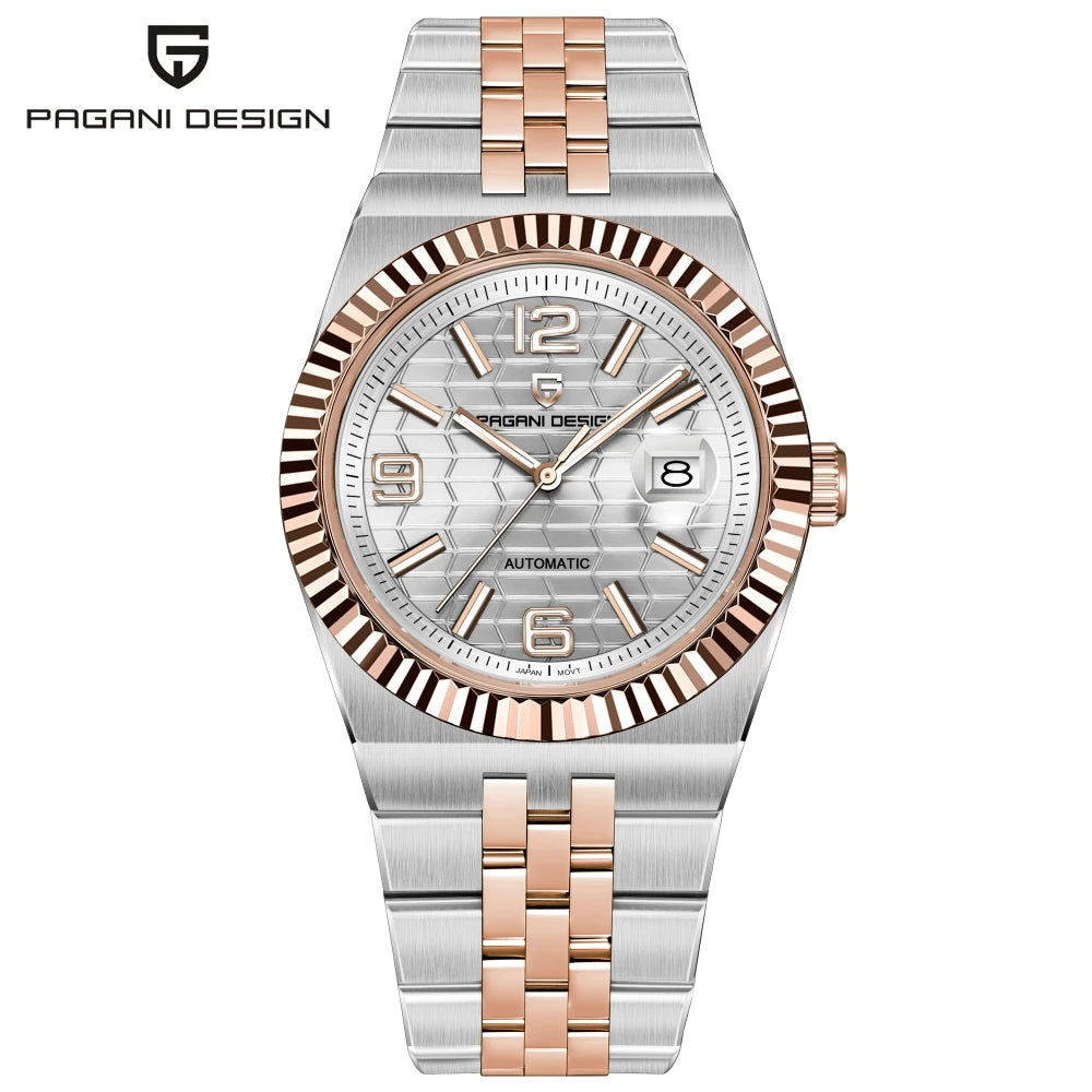 PAGANI DESIGN 2025 Men Mechanical Watches Men Luxury Automatic Watch For Man AR Sapphire Mirror Waterproof Luminous With Box