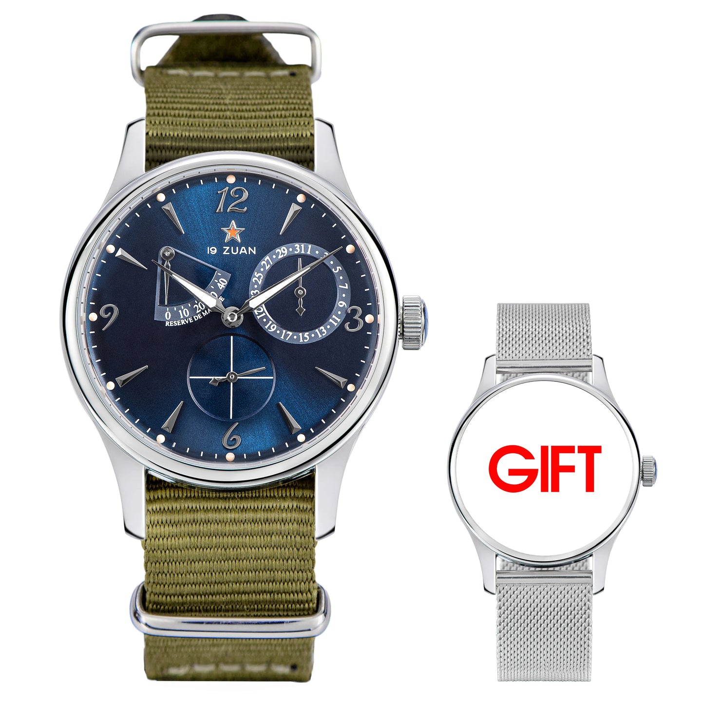 1963 40mm Pilot Watch of Men Automatic Mechanial Wristwatches Sapphire Crystal Waterpoorf Retro with Seagull ST1780 Movement New