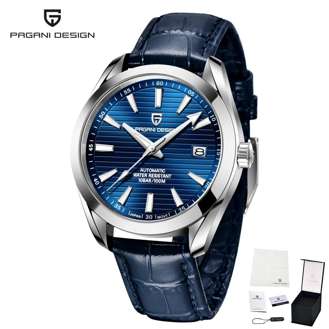 PAGANI DESIGN 2025 40MM Men's Watches Luxury Automatic Watch For Men Mechanical Watch Stainless Steel luminous business Watches