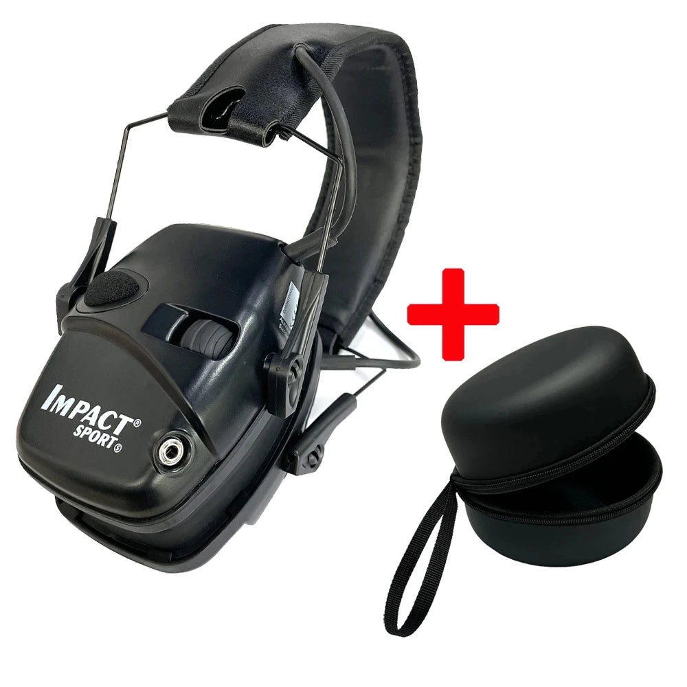 Electronic Shooting Headset Headphones for Hearing Protection Ear Protect Noise Reduction Active Hunting Tactical Earmuff