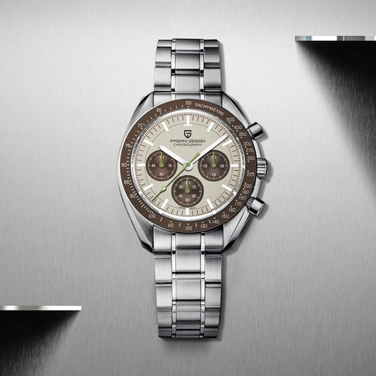 2025 New PAGANI DESIGN Saturn Men's Watches Luxury Quartz Watch For Men Chronograph Wristwatches AR Sapphire Waterproof Luminous