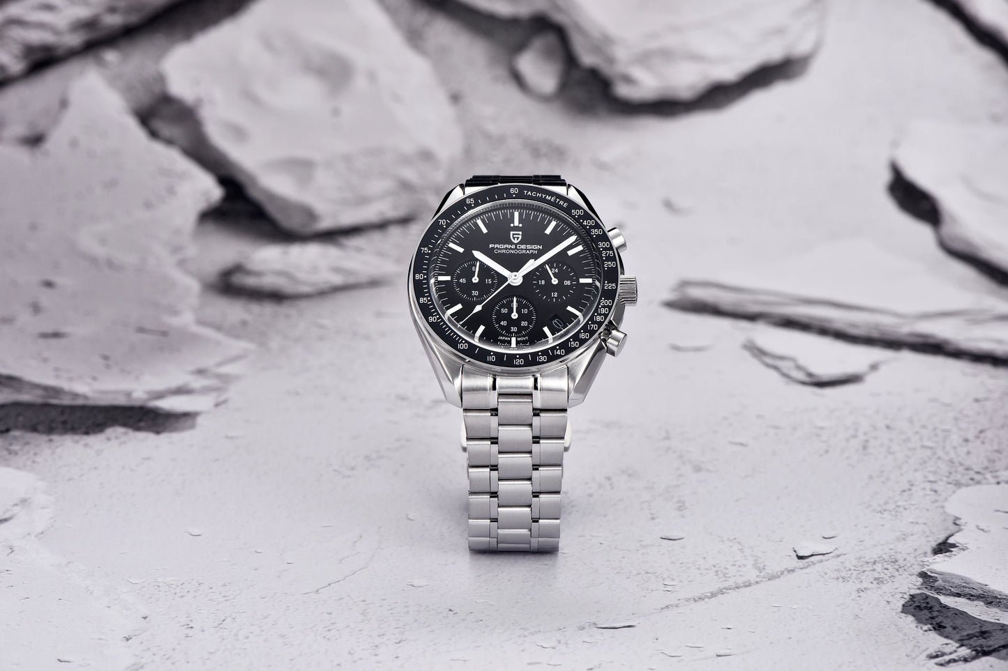 PAGANI DESIGN 2025 New AK Project Men's Watches Luxury Quartz Wrist Watch For Men AR Sapphire Speed Chronograph Automatic Date