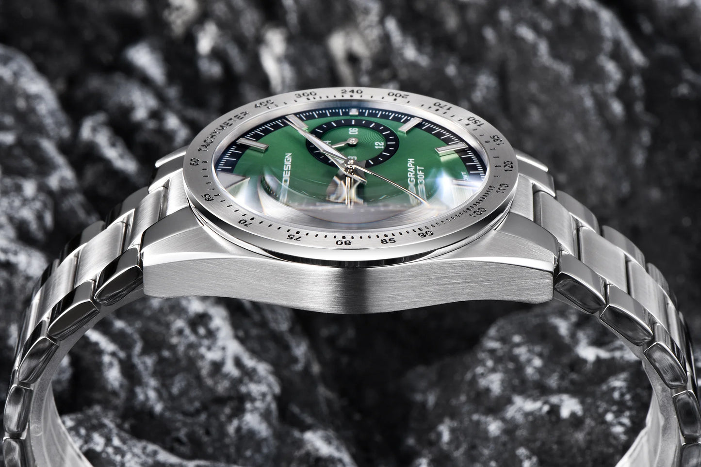 PAGANI DESIGN New 2025 Retro Luminous Moon Watch men Quartz speed Sport Chronograph AR Sapphire mirror VK64 Steel Men's Watches