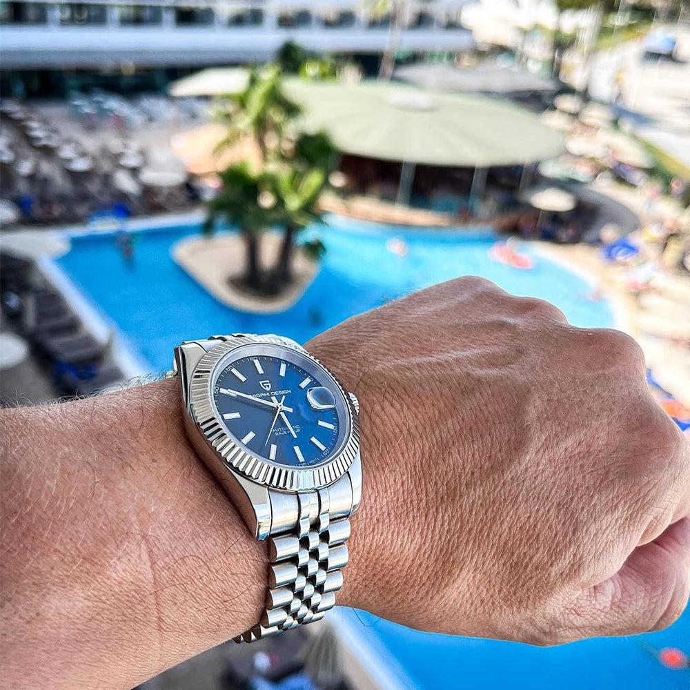 2025 New PAGANI DESIGN PD-1645 V3 Men's Mechanical Watches Business Sapphire Glass Automatic 42MM Stainless Steel Watch for Men