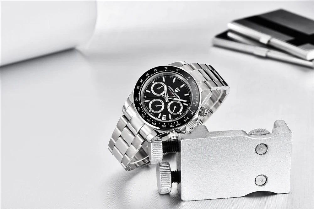 PAGANI DESIGN 2025 New Sport Chronograph Top Brand Luxury Quartz Watch For Men Sapphire crystal  Automatic Date Wrist watch Men