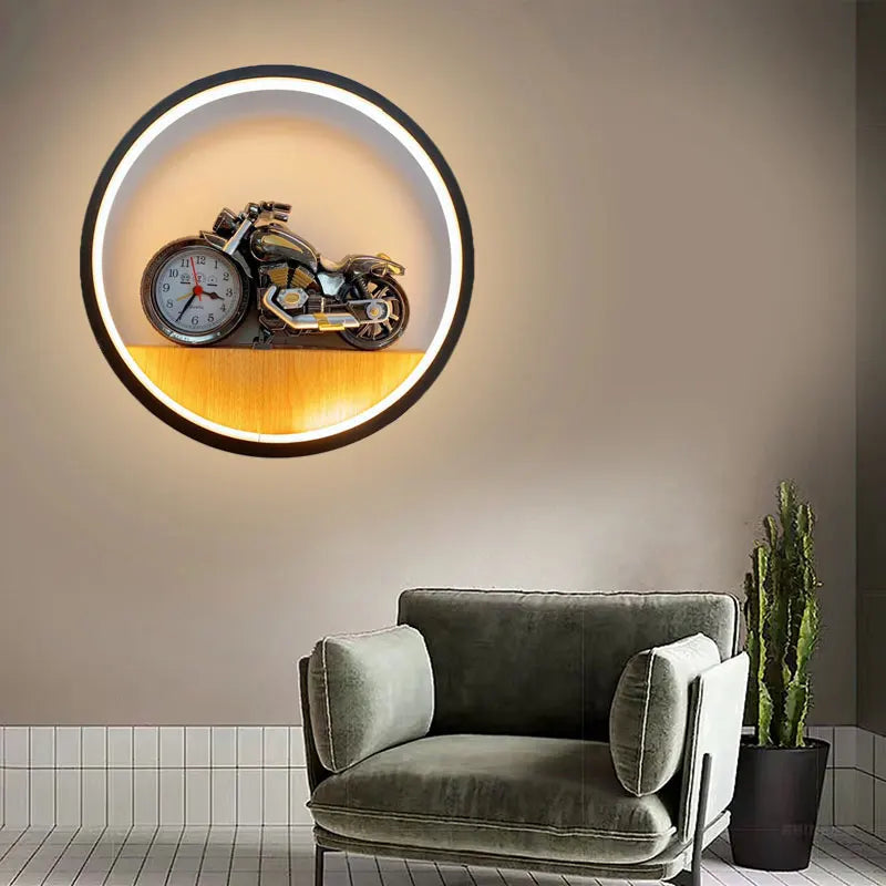 Modern minimalist LED cartoon wall lamp bedroom bedside lamp living room background wall aisle decorative lamp creative children