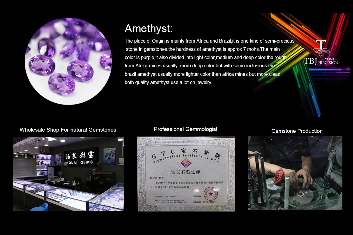 Natural gems Citrine Rose quartz Amethyst Multi-color Ring Earring Jewelry Set for Women fine Jewelry 925 Sterling Silver