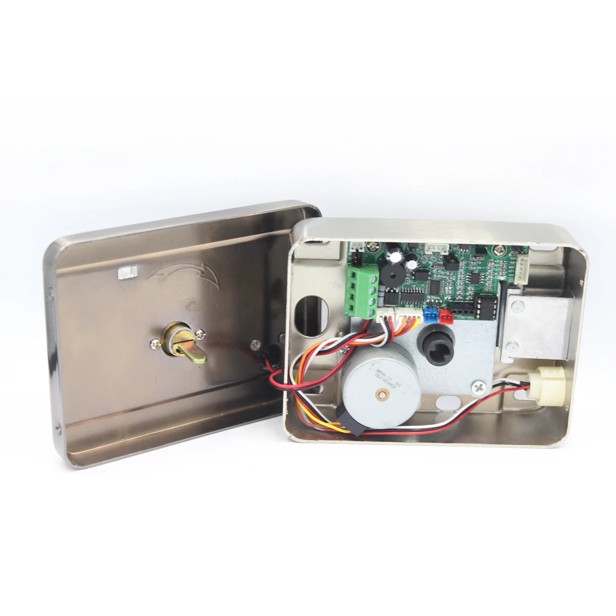 DC12V Electric lock Gate Lock Access Control System Electronic Integrated RFID Door Rim Lock Bidirectional Access Control Lock