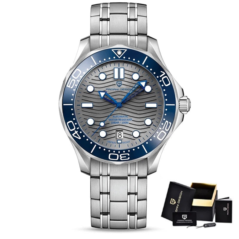 2025 New PAGANI DESIGN 007 Men's Watches Luxury Automatic Watch For Man NH35 Mechanical Wristwatches AR Sapphire Luminous Clock