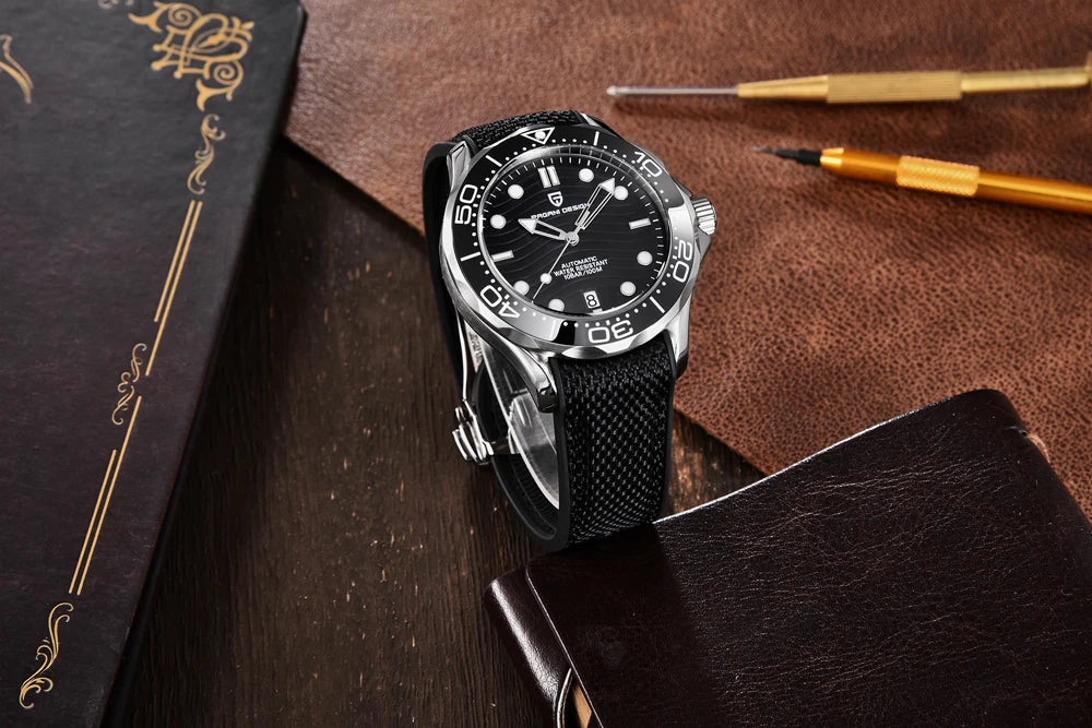 2025 New PAGANI DESIGN 007 Men's Watches Luxury Automatic Watch For Man NH35 Mechanical Wristwatches AR Sapphire Luminous Clock