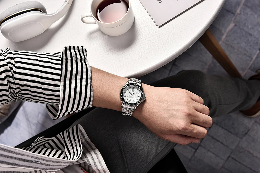 2025 New PAGANI DESIGN 007 Men's Watches Luxury Automatic Watch For Man NH35 Mechanical Wristwatches AR Sapphire Luminous Clock