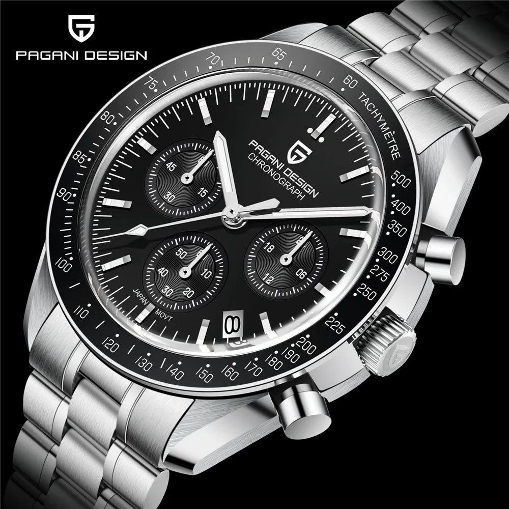 PAGANI DESIGN Men's Watches Top brand Luxury Men Quartz Wrist Watch Automatic Date Speed Great Master Chronograph Reloj Hombre