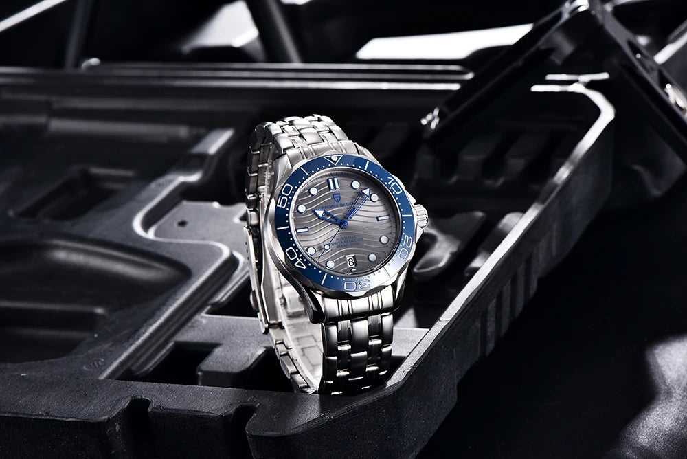 2025 New PAGANI DESIGN 007 Men's Watches Luxury Automatic Watch For Man NH35 Mechanical Wristwatches AR Sapphire Luminous Clock