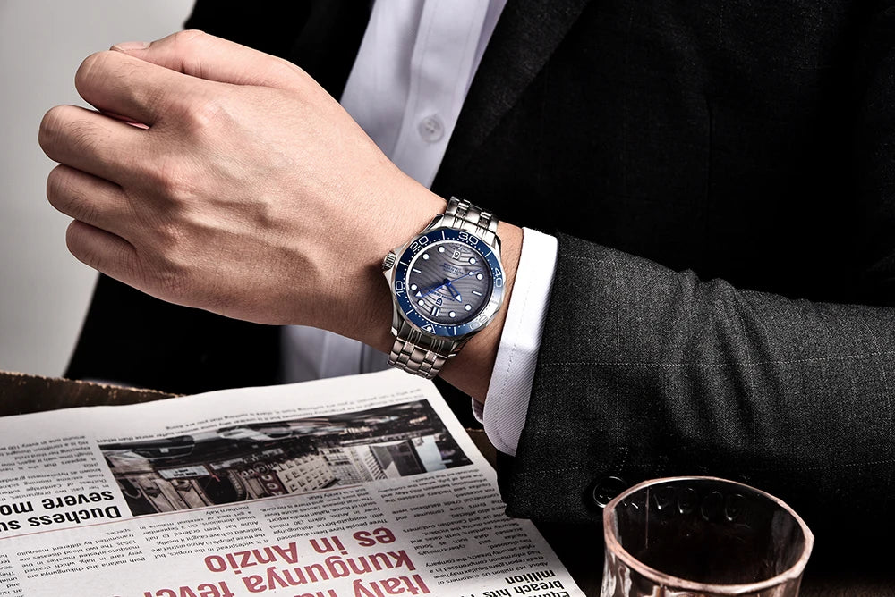 2025 New PAGANI DESIGN 007 Men's Watches Luxury Automatic Watch For Man NH35 Mechanical Wristwatches AR Sapphire Luminous Clock