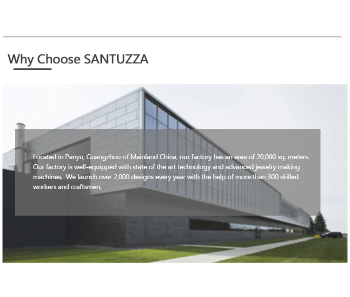 SANTUZZA Pure 925 Sterling Silver Earrings For Women Blue Pink Stones White Cubic Zirconia Dangle Earrings Fashion Fine Jewelry