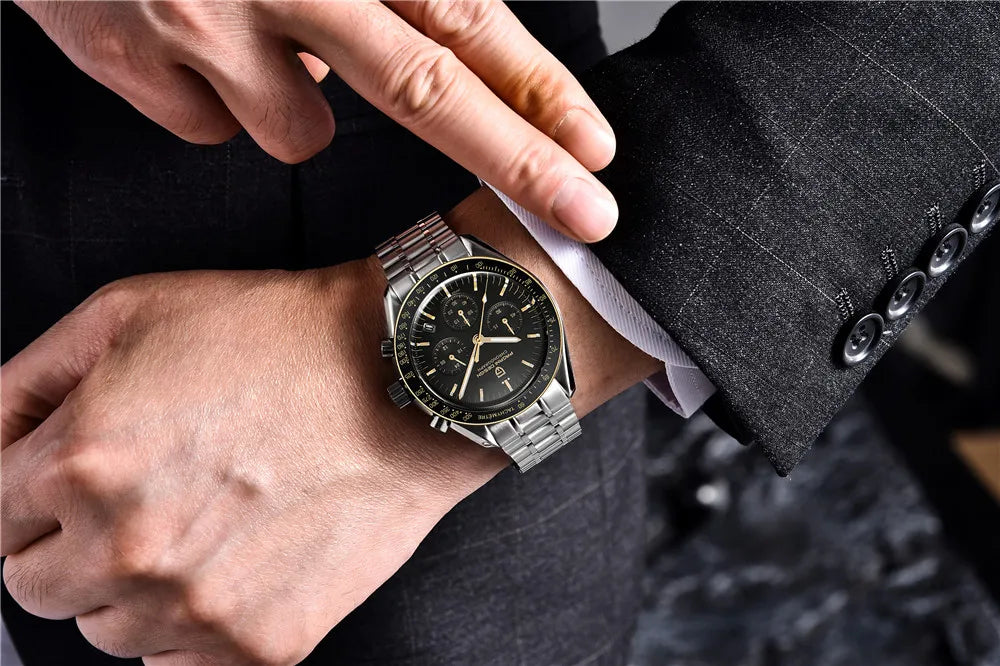 PAGANI DESIGN Men's Watches Top brand Luxury Men Quartz Wrist Watch Automatic Date Speed Great Master Chronograph Reloj Hombre