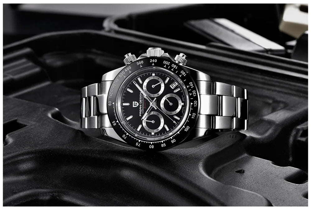 PAGANI DESIGN 2025 New Sport Chronograph Top Brand Luxury Quartz Watch For Men Sapphire crystal  Automatic Date Wrist watch Men