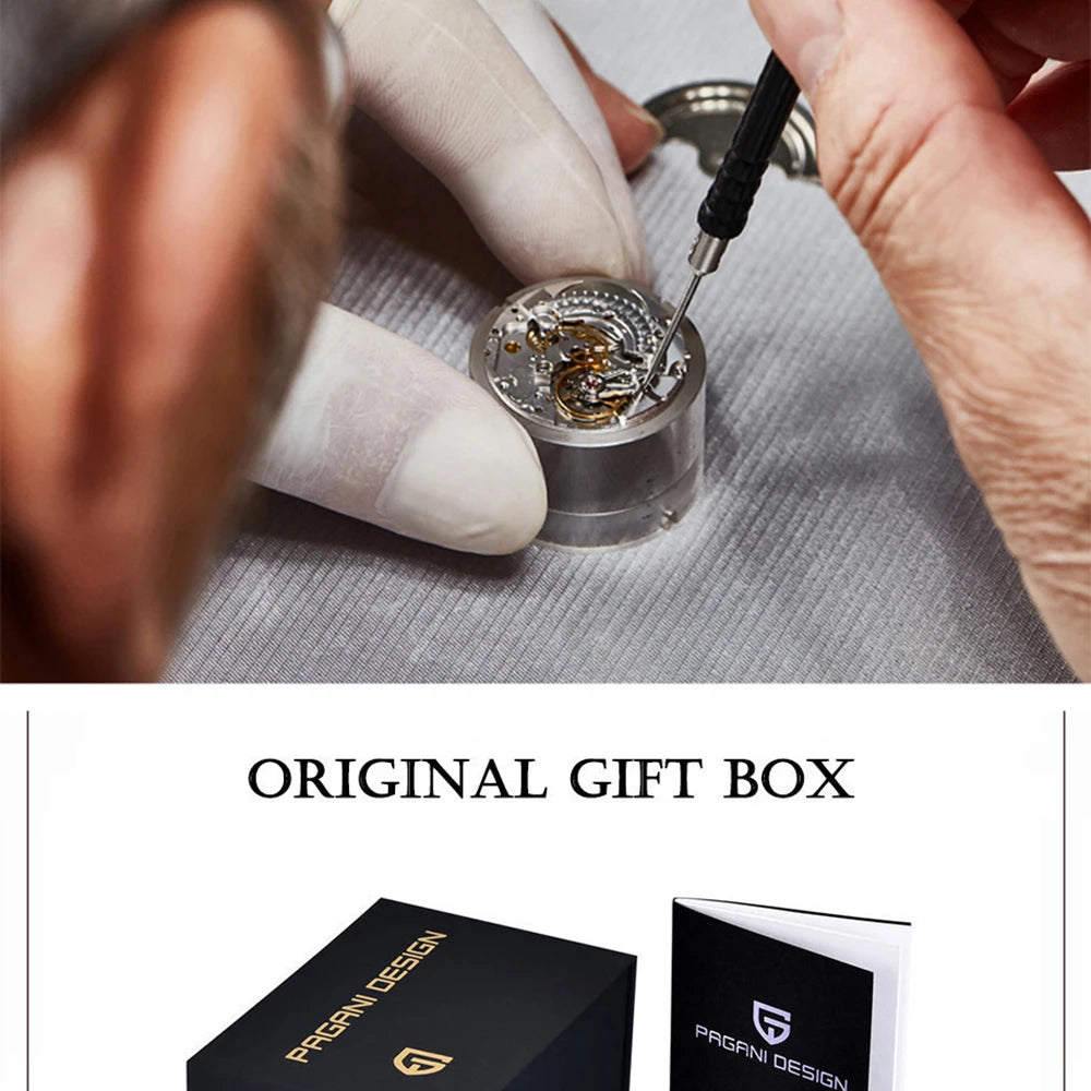 2025 New PAGANI DESIGN 007 Men's Watches Luxury Automatic Watch For Man NH35 Mechanical Wristwatches AR Sapphire Luminous Clock