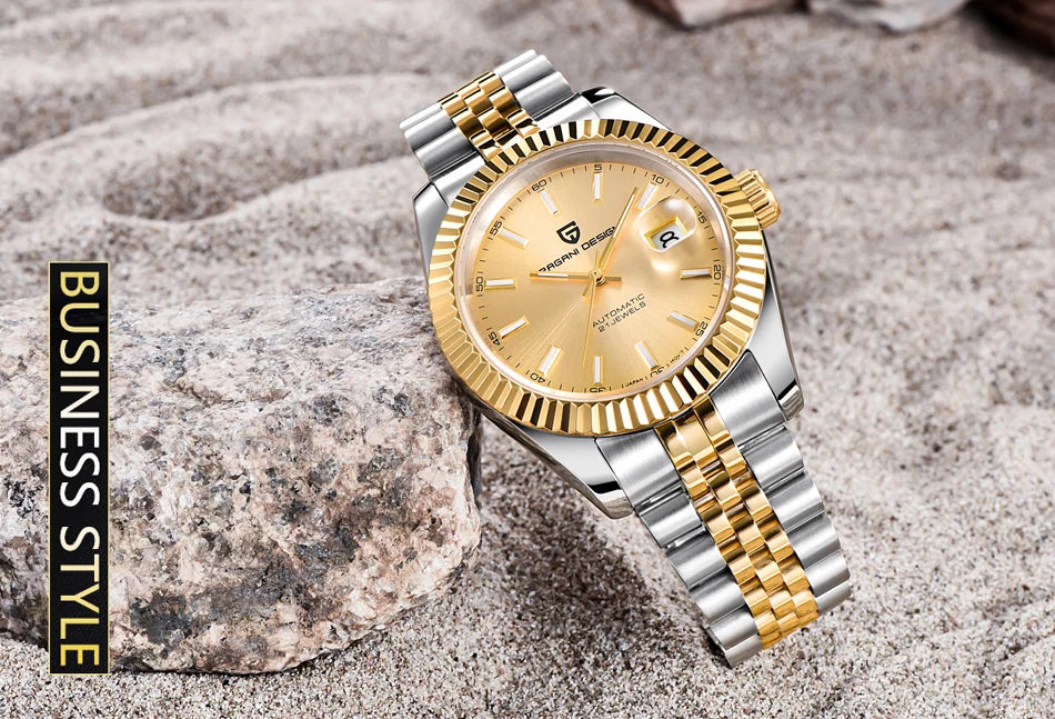 2025 New PAGANI DESIGN PD-1645 V3 Men's Mechanical Watches Business Sapphire Glass Automatic 42MM Stainless Steel Watch for Men