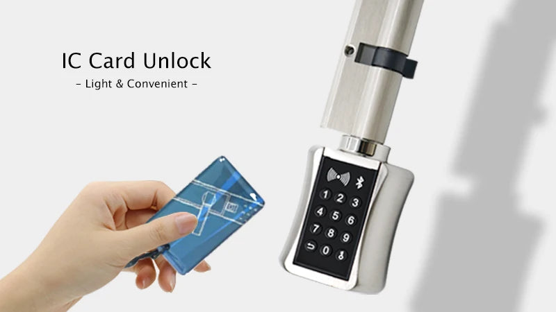Smart Lock DIY keyless double replacement cylinder lock TT lock app WiFi euro cylinder smart locks