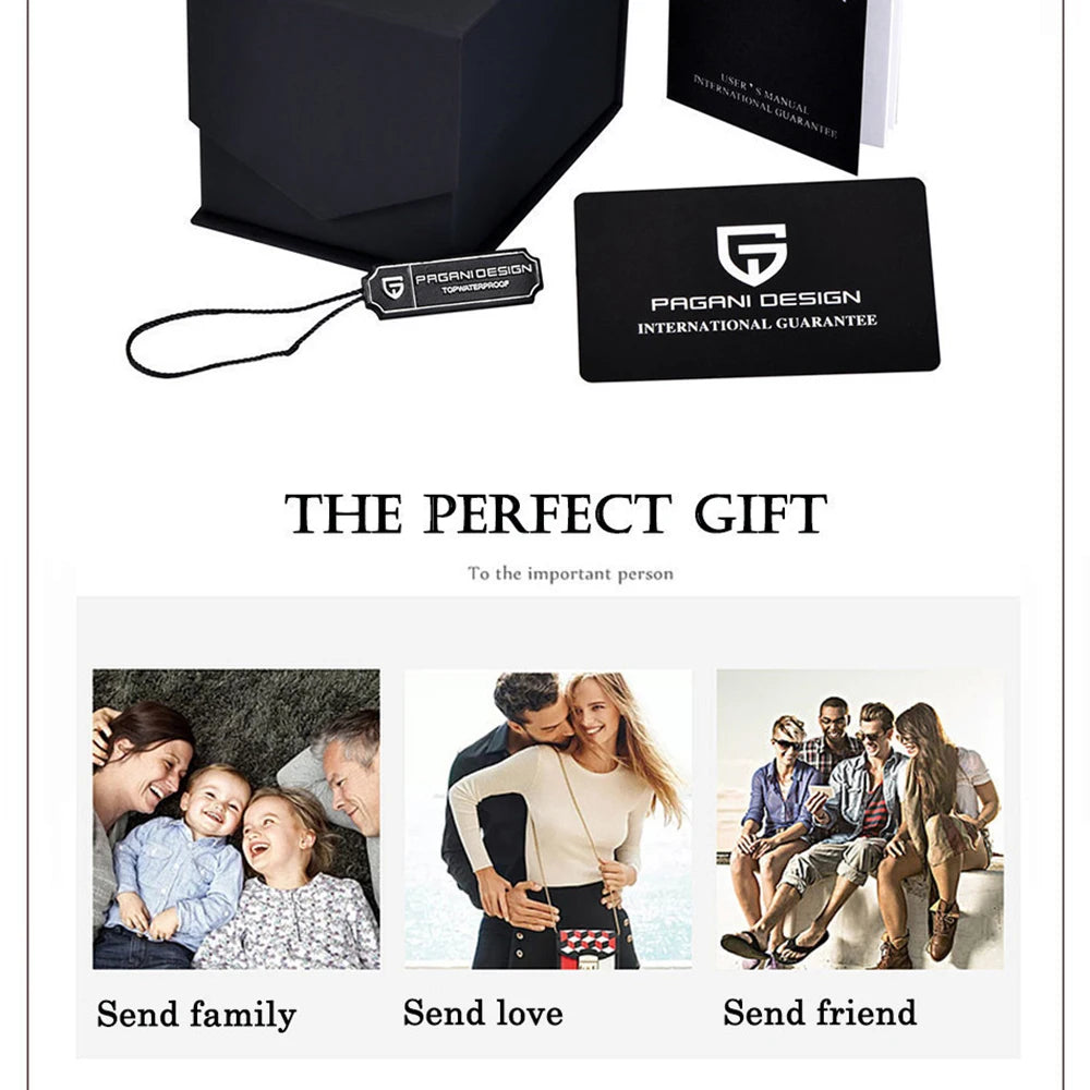 2025 New PAGANI DESIGN 007 Men's Watches Luxury Automatic Watch For Man NH35 Mechanical Wristwatches AR Sapphire Luminous Clock