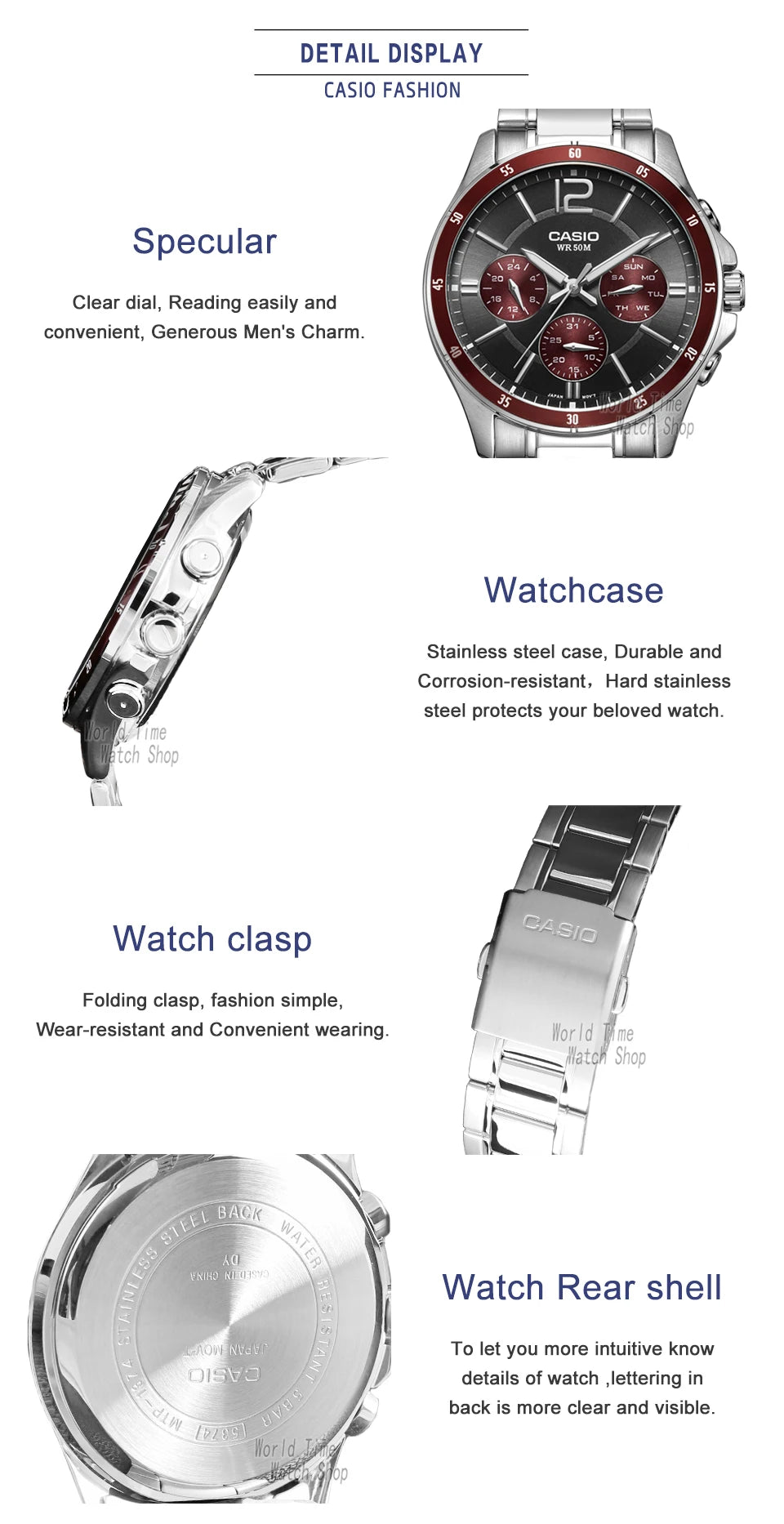 Casio watch wrist watch men top brand luxury set quartz watche 50m Waterproof men watch Sport military Watch relogio masculino