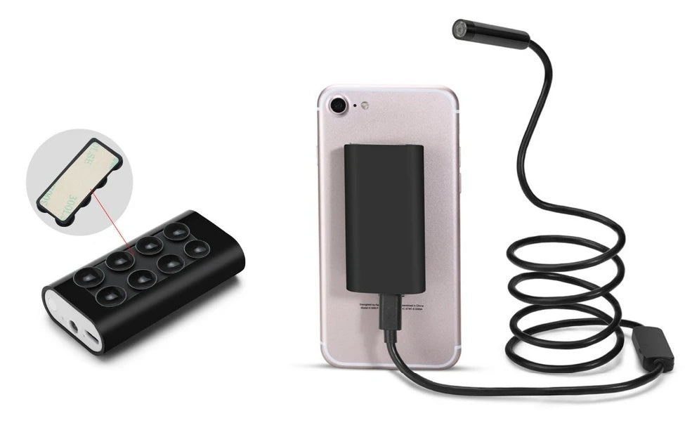 KERUI 1200P/720P WLAN Endoskop Wasserdichte Inspektions-Schlangenkamera USB Boreskop für Autos für iPhone & Android Smartphone