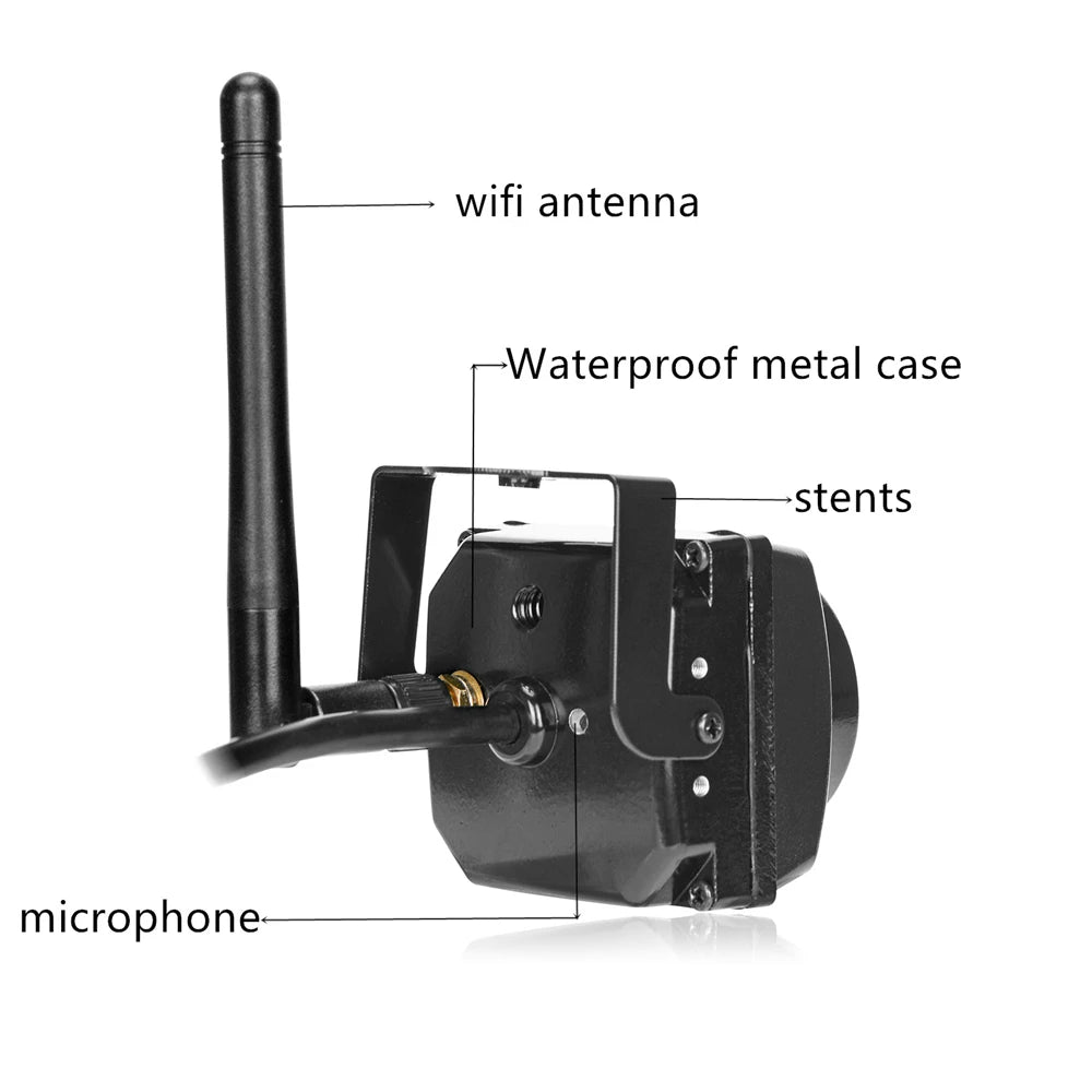 HQCAM Camhi 1920P 1080P Mini Waterproof IP66 TF card slot IR Night Vision IP Camera Wifi Outdoor Car & Vehicle Fleet & Bird Nest