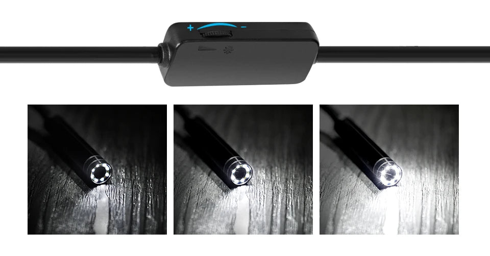 KERUI 1200P/720P WLAN Endoskop Wasserdichte Inspektions-Schlangenkamera USB Boreskop für Autos für iPhone & Android Smartphone