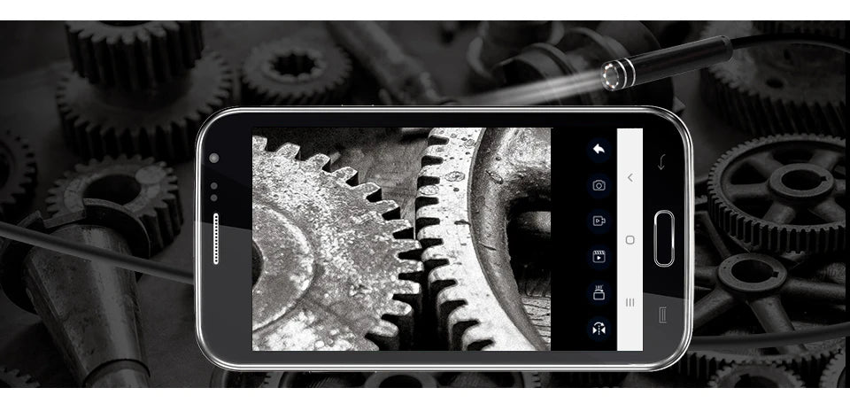 KERUI 1200P/720P WLAN Endoskop Wasserdichte Inspektions-Schlangenkamera USB Boreskop für Autos für iPhone & Android Smartphone