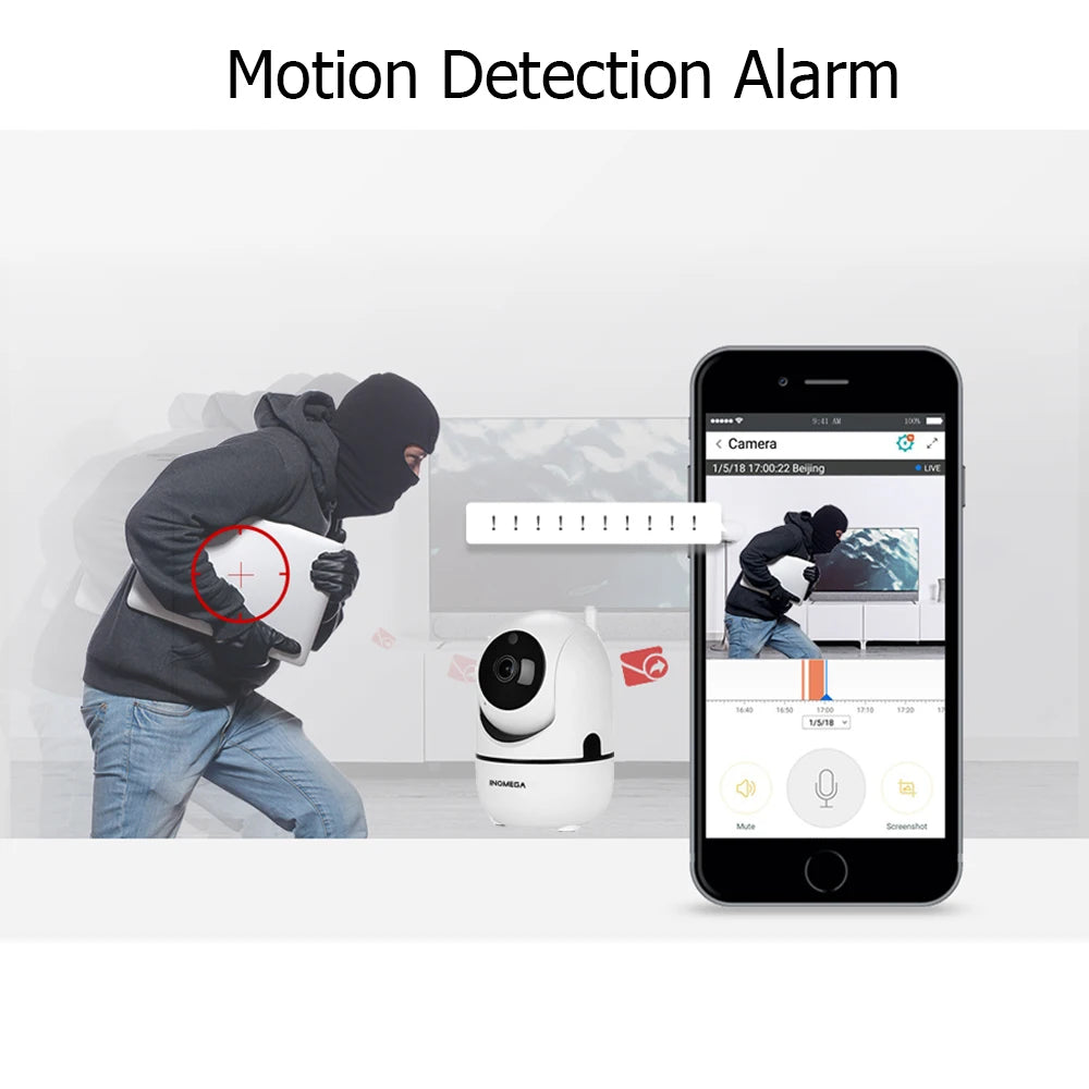 INQMEGA 1080P Cloud Wireless IP Camera Intelligent Auto Tracking Of Human Home Security Surveillance CCTV Network Mini Wifi Cam