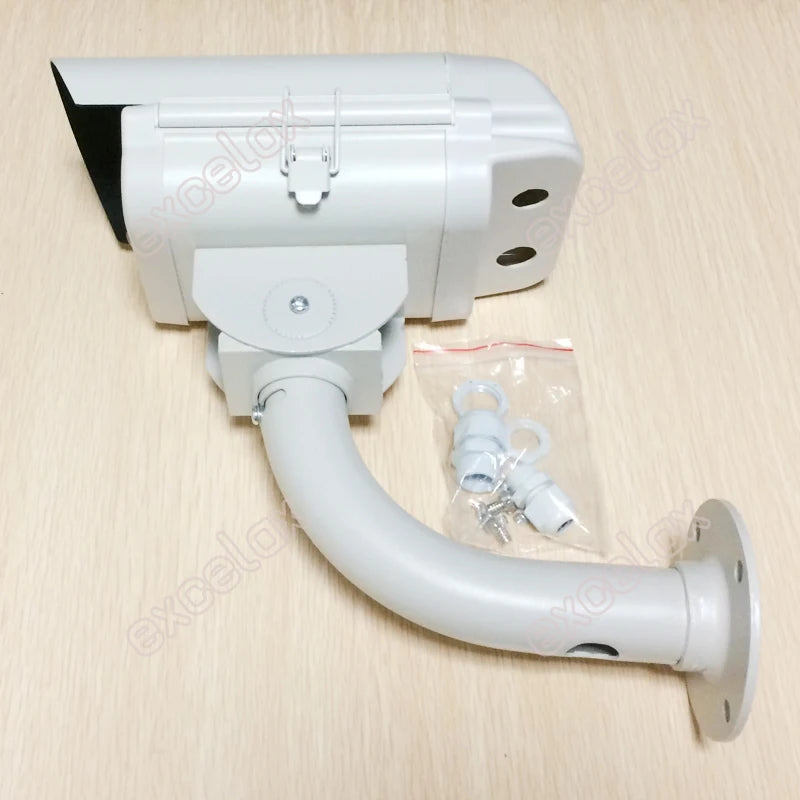 6 Inch IP66 Outdoor Waterproof CCTV Camera Housing 242x140x102mm Aluminum Alloy Box Zoom Bullet Security Camera Enclosure Case