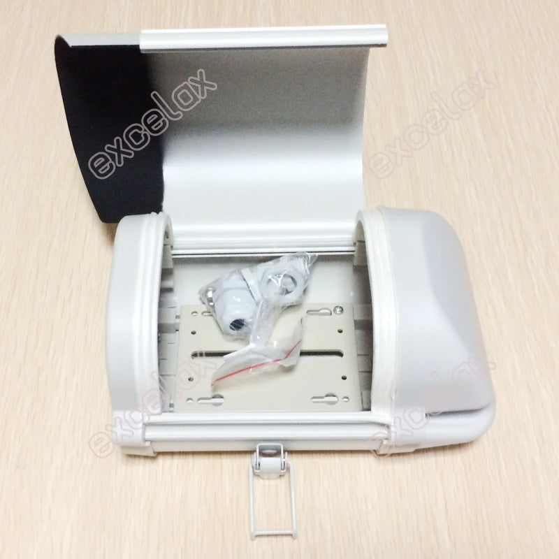 6 Inch IP66 Outdoor Waterproof CCTV Camera Housing 242x140x102mm Aluminum Alloy Box Zoom Bullet Security Camera Enclosure Case