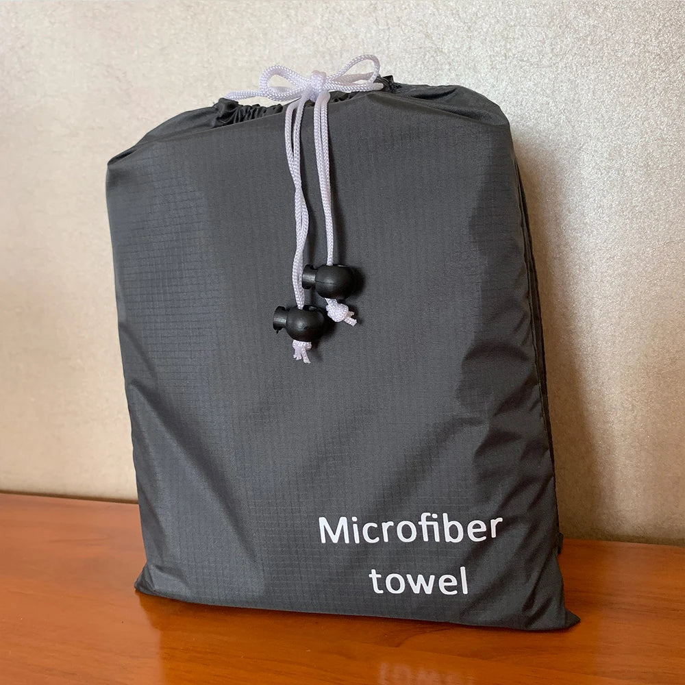 Zipsoft Microfiber Travel Towel Beach Sports Bag Fast Drying Swimming Gym Camping Light Weight Brand New Hot Yoga Mat Christmas