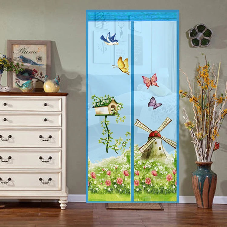 Hands-free Magnetic Mosquito net door screen mesh Automatic Closing Anti Mosquito Insect Fly Bug door curtain net Custom Size