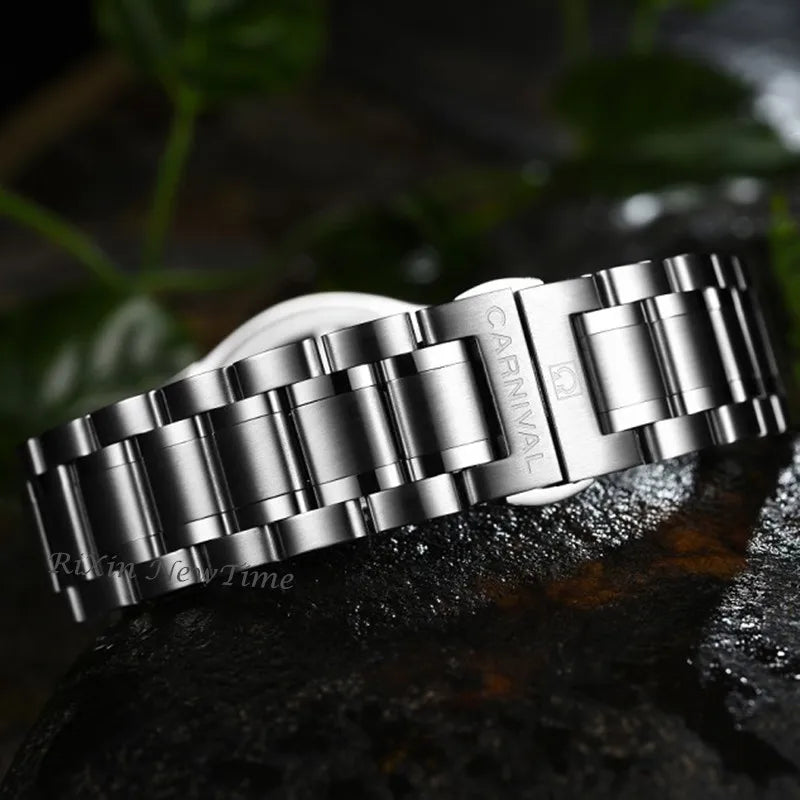 Reloj-Hombre-Montre Switzerland Carnival Quartz Watch men 316 Stainless Steel Waterproof Calendar Luminous Military men Watches