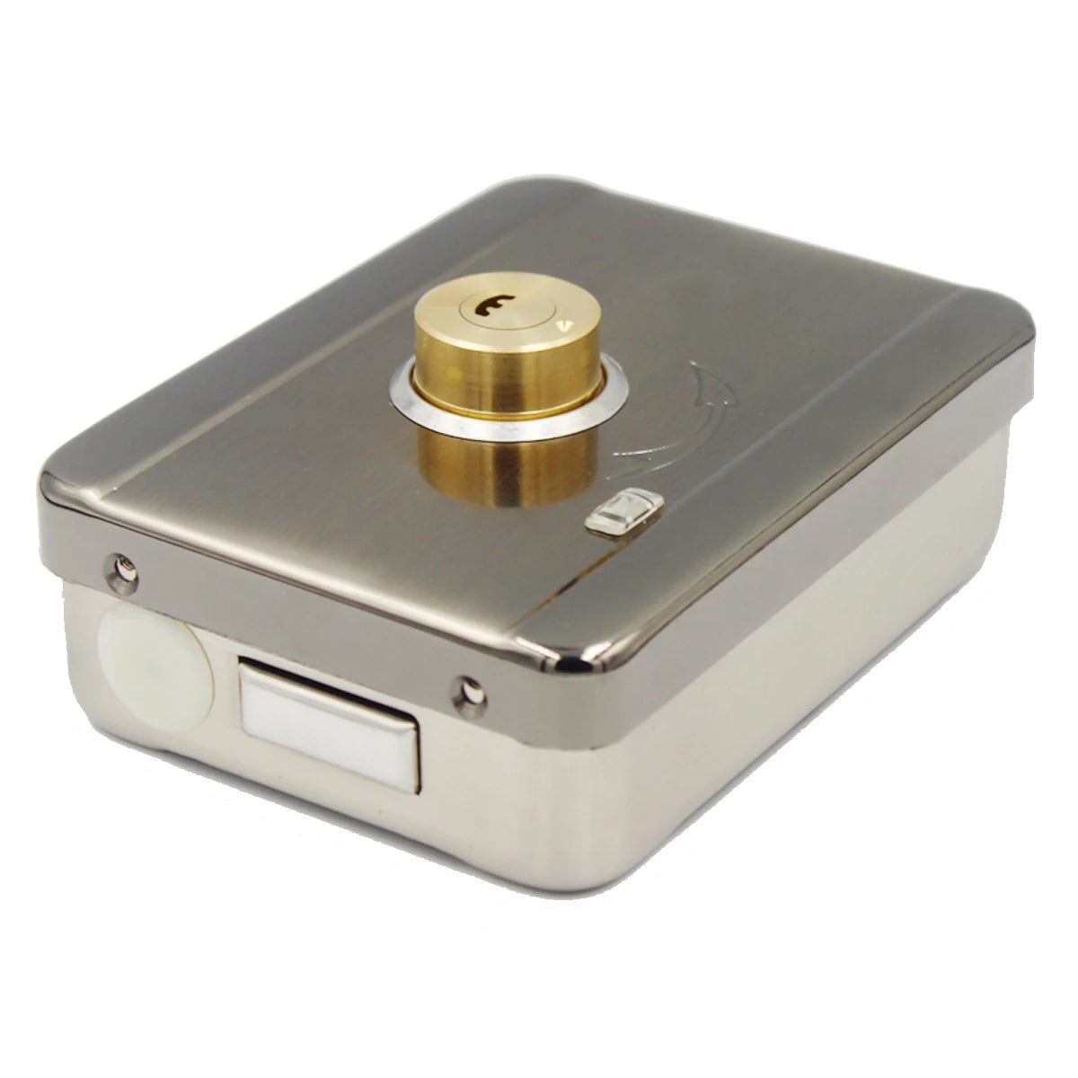 Electrically Controlled Unit Door Lock, Anti-theft, Electric Rim Lock for Household, Rental House, DC 12V