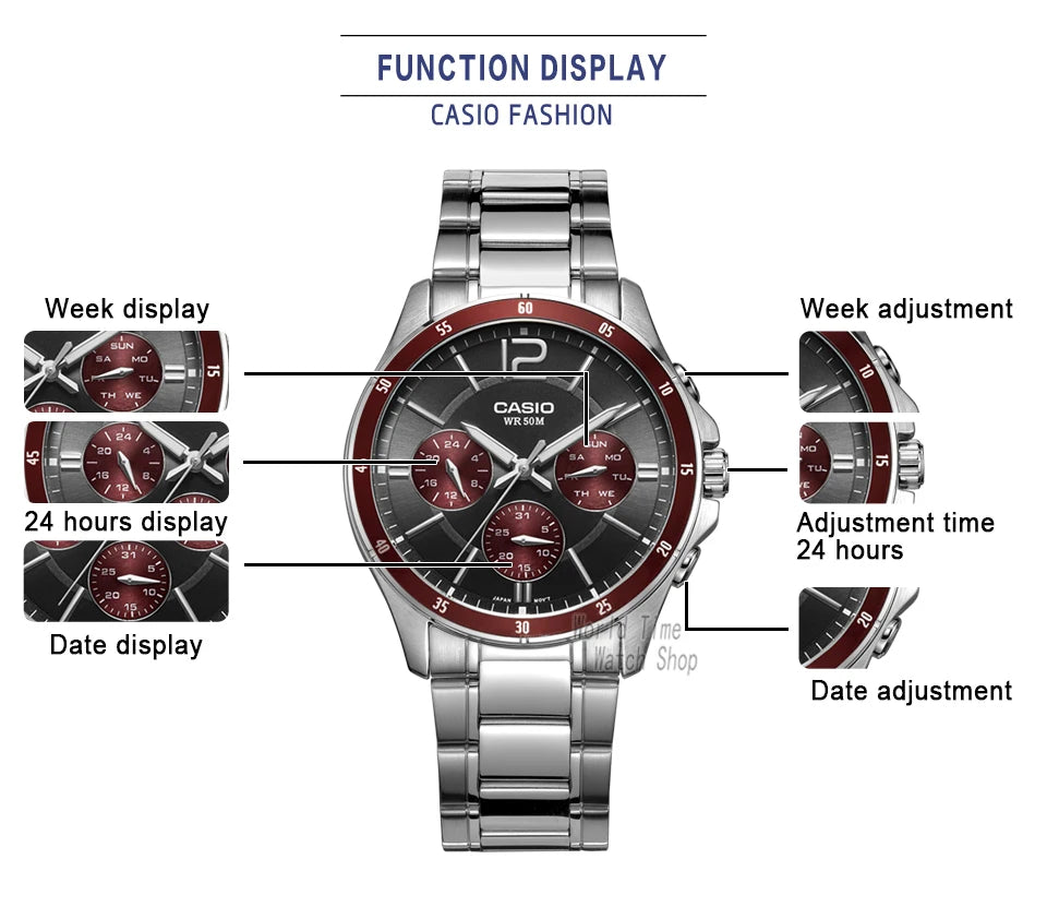 Casio watch wrist watch men top brand luxury set quartz watche 50m Waterproof men watch Sport military Watch relogio masculino
