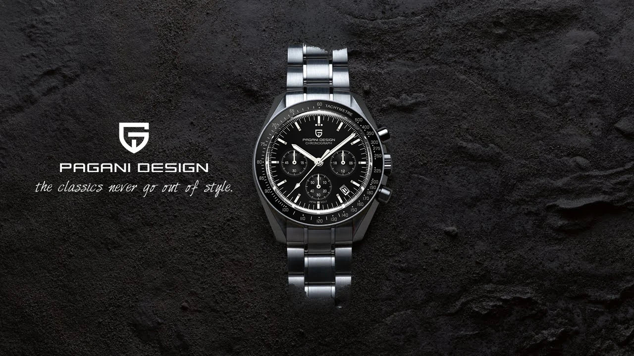 PAGANI DESIGN 2025 New Tribute to CK2998 Moon Watch Men Luxury Quartz Watches For Men AR Sapphire crystal Sport Chronograph Man